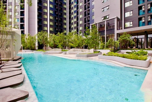 1Bed | 1Bath | BTS Chang Erawan | 33sqm | THB 13,000/mo | Fl.10 — Aspire Erawan Bangkok