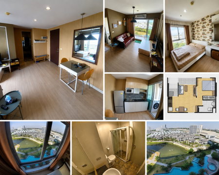 1 ห้องนอน | 1 ห้องน้ำ | MRT Si Lom | 36 ตร.ม. | 9,000 บาท/เดือน | ชั้น 11 — Parkland Srinakarin Lakeside กรุงเทพฯ