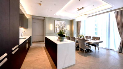คอนโดให้เช่า : 🏙️ One89 Wireless | Luxury 2-Bedroom for Rent
