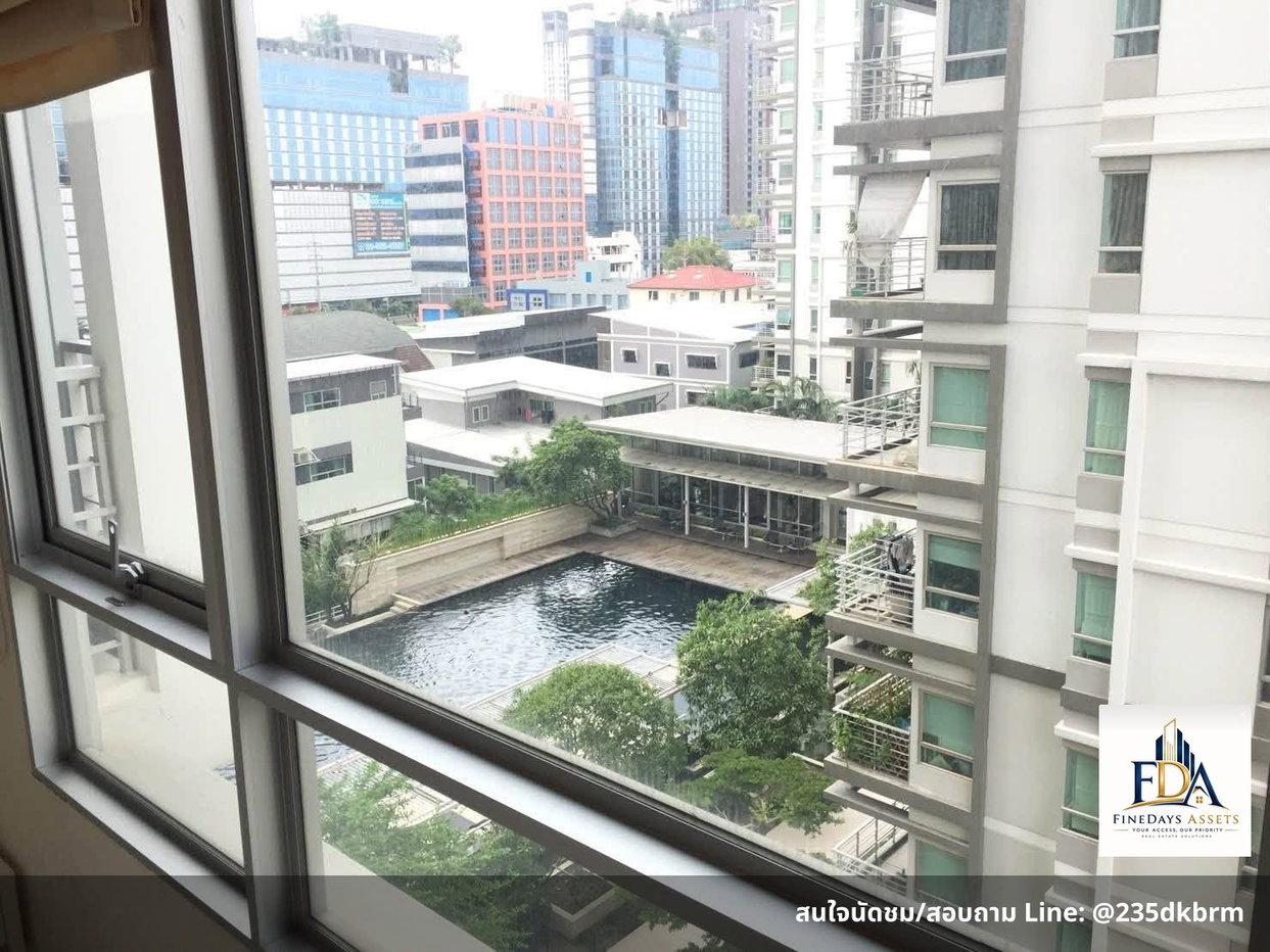 รูป ✨ FD-084576ให้เช่าด่วน! เดอะ รูม รัชดา - ลาดพร้าว 1 ห้องนอนไซส์ใหญ่ 49 ตร.ม. วิวสระว่ายน้ำ แต่ง - รูปที่ 6/6