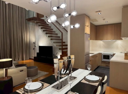 2Bed | 2Bath | BTS Sala Daeng | 157sqm | THB 145,000/mo | Fl.34 — The Sukhothai Residences Bangkok