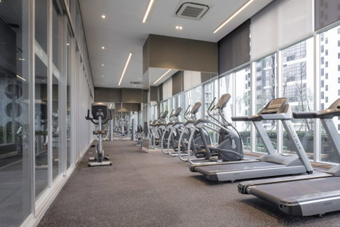2Bed | 2Bath | MRT Thailand Cultural | 53sqm | THB 35,000/mo | Fl.34 — Noble Revolve Ratchada Bangkok