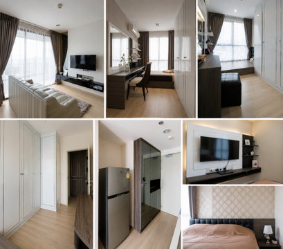 2 ห้องนอน | 1 ห้องน้ำ | BTS Ratchathewi | 48 ตร.ม. | 26,000 บาท/เดือน | ชั้น 23 — Ideo Q Ratchathewi กรุงเทพฯ