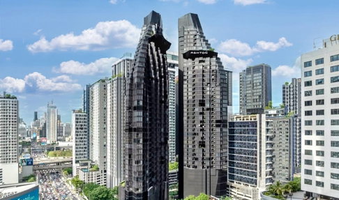 1 ห้องนอน | 1 ห้องน้ำ | BTS Asok | 35 ตร.ม. | 33,000 บาท/เดือน | ชั้น 27 — Ashton Asoke กรุงเทพฯ