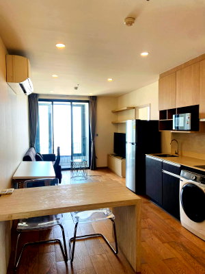 Condos for rent : 2Bed | 2Bath | BTS Chit Lom | 64sqm | THB 45,000/mo | Fl.31 — Q Chidlom-Phetchaburi Bangkok