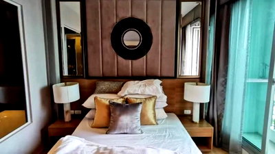 Condos for rent : 1Bed | 1Bath | BTS Saphan Taksin | 45sqm | THB 35,000/mo | Fl.31 — Rhythm Sathorn Bangkok