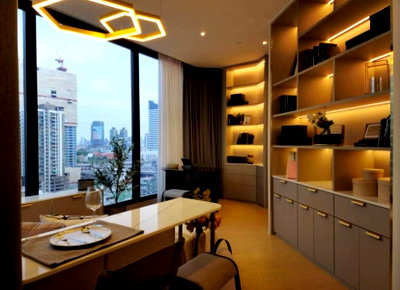 Condos for rent : 2Bed | 2Bath | MRT Phra Ram 9 | 66sqm | THB 75,000/mo | Fl.18 — Ashton Asoke - Rama 9 Bangkok