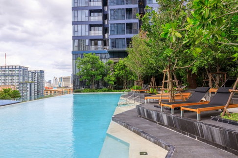 1Bed | 1Bath | MRT Phra Ram 9 | 28sqm | THB 20,000/mo | Fl.9 — One 9 Five Asoke - Rama 9 Bangkok