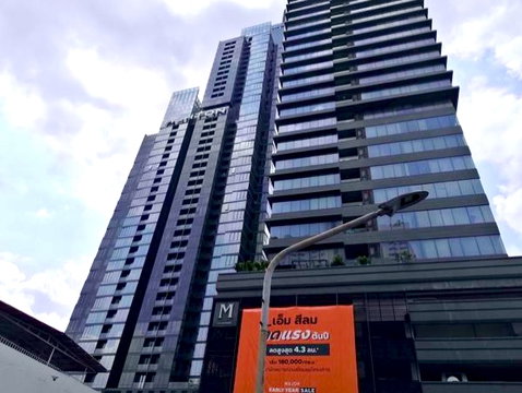 1Bed | 1Bath | BTS Chong Nonsi | 47sqm | THB 38,000/mo | Fl.11 — M Silom Bangkok