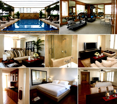 Condos for rent : 1Bed | 1Bath | BTS Ratchadamri | 111sqm | THB 55,000/mo | Fl.8 — Langsuan Ville Bangkok