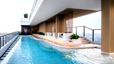 Condos for rent : 1Bed | 1Bath | BTS Phra Khanong | 32sqm | THB 15,000/mo | Fl.23 — Xim Rama 3 - Suksawat Bangkok
