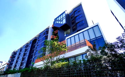 คอนโดให้เช่า : 1 ห้องนอน | 1 ห้องน้ำ | BTS Punnawithi | 28 ตร.ม. | 14,000 บาท/เดือน | ชั้น 4 — Blue Sukhumvit 89 กรุงเทพฯ