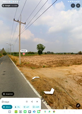 ที่ดิน บ้านบึง ชลบุรี : ที่ดินบ้านบึงสวย.. สีเหลือง 90+ไร่ ติดถนนใหญ่ น้้ำ ไฟ ครบ
