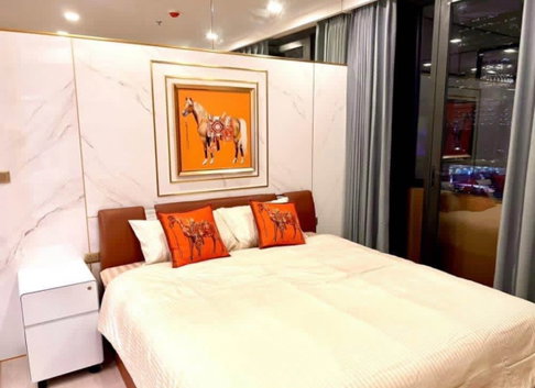 1 ห้องนอน | 1 ห้องน้ำ | MRT Phra Ram 9 | 36 ตร.ม. | 27,000 บาท/เดือน | ชั้น 4 — One 9 Five Asoke - Rama 9 กรุงเทพฯ