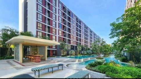 1Bed | 1Bath | BTS Khu Khot | 27sqm | THB 10,000/mo | Fl.3 — Nue Core Khu Khot Station Bangkok