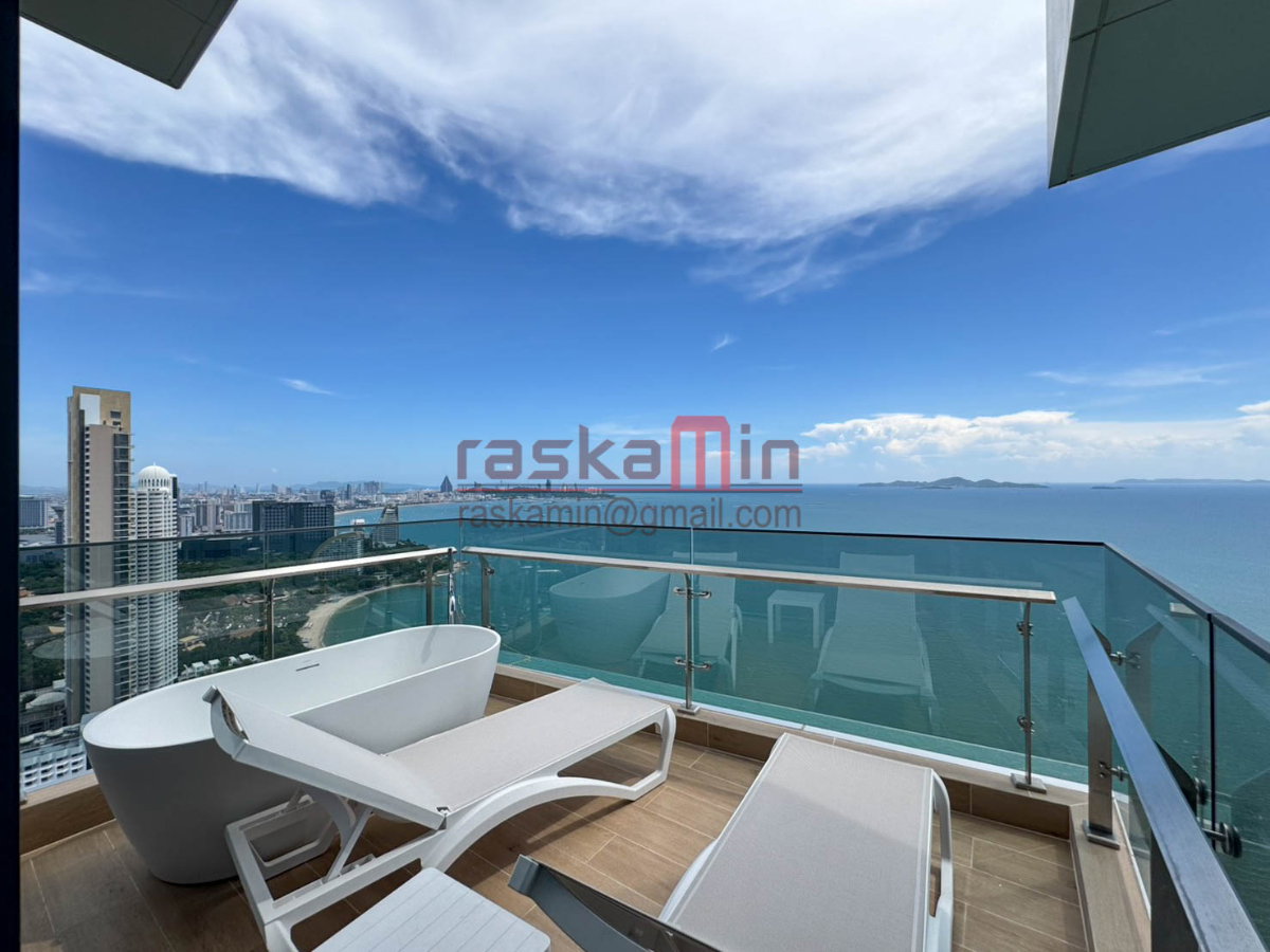 picture 🏖️3Bedroom 155sqm Floor46 Fully furnished🦀AROM Wongamat Beach - 3/23