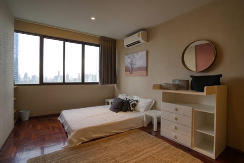 2Bed | 2Bath | MRT Sukhumvit | 129sqm | THB 58,000/mo | Fl.19 — Lake Avenue Condominium Bangkok