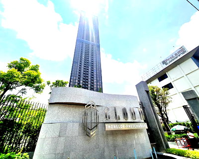 คอนโดให้เช่า : 1 ห้องนอน | 1 ห้องน้ำ | MRT Phetchaburi | 39 ตร.ม. | 26,000 บาท/เดือน | ชั้น 5 — Cloud Thonglor-Phetchaburi กรุงเทพฯ