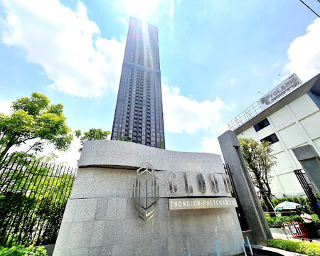 1Bed | 1Bath | MRT Phetchaburi | 39sqm | THB 26,000/mo | Fl.5 — Cloud Thonglor-Phetchaburi Bangkok