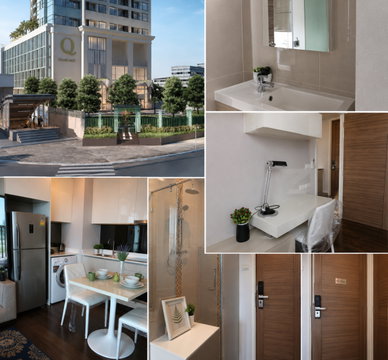 1 ห้องนอน | 1 ห้องน้ำ | MRT Phetchaburi | 37 ตร.ม. | 30,000 บาท/เดือน | ชั้น 14 — Q Asoke กรุงเทพฯ