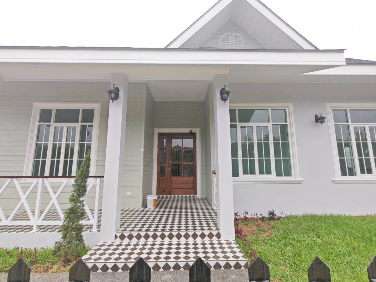 🏡✨ ขายบ้านเดี่ยวชั้นเดียว สไตล์ English Cottage ทำเลสารภี เชียงใหม่  #CSRP101308