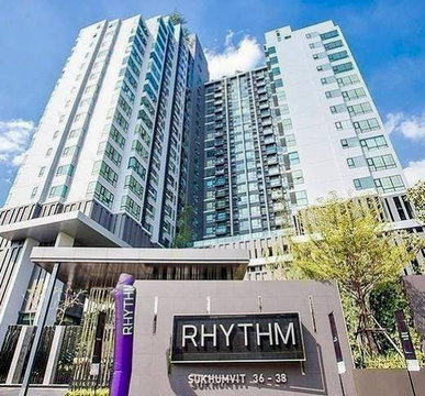 2 ห้องนอน | 2 ห้องน้ำ | BTS Thong Lo | 76 ตร.ม. | 53,000 บาท/เดือน | ชั้น 28 — Rhythm Sukhumvit 36-38 กรุงเทพฯ