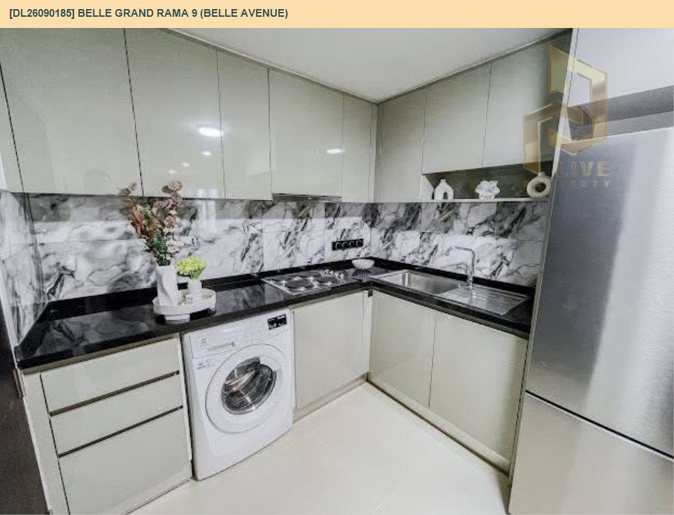 รูป DL26090185 ให้เช่าคอนโด เบล แกรนด์ พระราม 9 (เบล อเวนิว) (Belle Grand Rama 9 (Belle Avenue)) ใกล้ MRT พระราม 9 พร้อมเข้าอยู่ โทรด่วน 0653619502 LineID @952jdxxk - รูปที่ 20/20