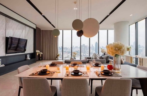 📣📣 ให้เช่า Banyan Tree Residences Riverside Bangkok  3 Bedrooms ใกล้ BTS สายสีทอง คลองสาน + ICONSIAM