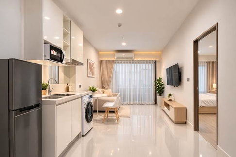 1 ห้องนอน | 1 ห้องน้ำ | BTS Udom Suk | 35 ตร.ม. | 16,000 บาท/เดือน | ชั้น 2 — The Sky Sukhumvit กรุงเทพฯ