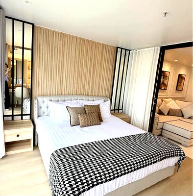 คอนโดให้เช่า : 1 ห้องนอน | 1 ห้องน้ำ | BTS Nana | 40 ตร.ม. | 30,000 บาท/เดือน | ชั้น 29 — Sukhumvit Suite กรุงเทพฯ
