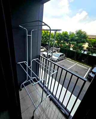 Condos for rent : 1Bed | 1Bath | BTS Khu Khot | 29sqm | THB 10,000/mo | Fl.2 — Nue Core Khu Khot Station Bangkok