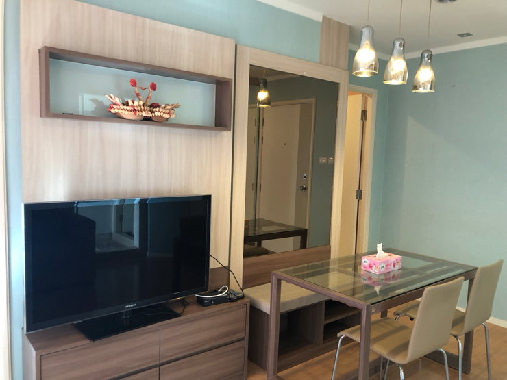 รูป ให้เช่าคอนโด ลุมพินี วิลล์ สุขุมวิท 77-2 ห้องใหญ่ 45 ตร.ม. อาคาร B2 ชั้น 5 Fully Furnished ราคา 15,000 บาท ใกล้ BTS อ่อนนุช - รูปที่ 1/9
