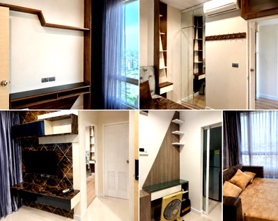 Condos for rent : 1Bed | 1Bath | BTS Udom Suk | 29sqm | THB 15,000/mo | Fl.16 — The Sky Sukhumvit Bangkok