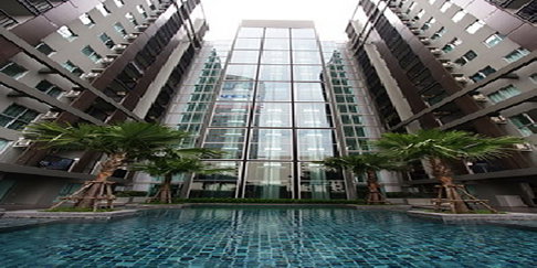 2Bed | 2Bath | MRT Phra Ram 9 | 53sqm | THB 20,000/mo | Fl.7 — A Space Hideaway Asoke-Ratchada Bangkok