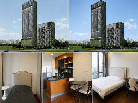 2Bed | 1Bath | BTS Thong Lo | 58sqm | THB 44,000/mo | Fl.18 — Ashton Morph 38 Bangkok