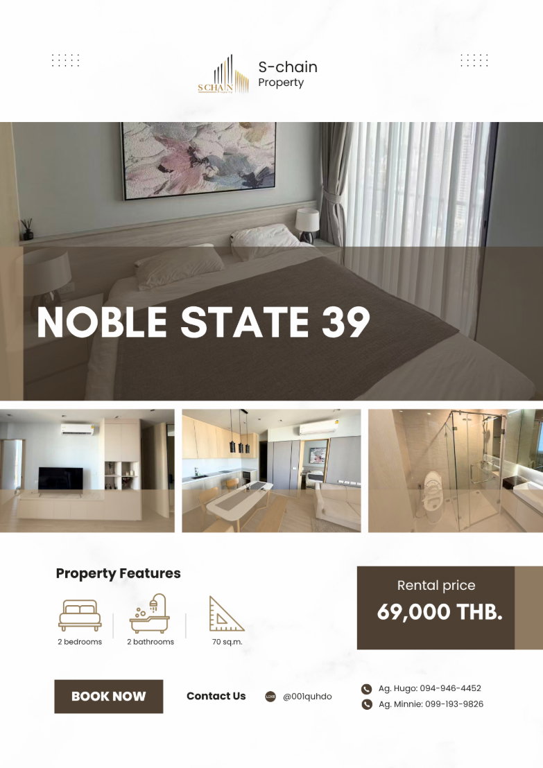 🧸🌷 For rent 💕 Noble State 39 ✨ NO-027