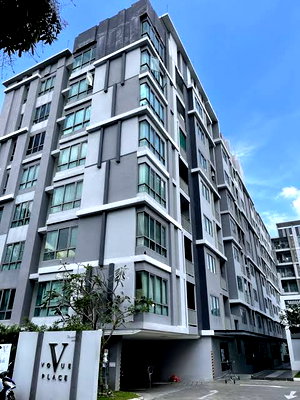 Condos for rent : 1Bed | 1Bath | BTS Bearing | 36sqm | THB 12,000/mo | Fl.3 — Voque Place Sukhumvit 107 Bangkok