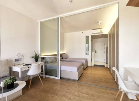 1 ห้องนอน | 1 ห้องน้ำ | MRT Sam Yan | 34 ตร.ม. | 30,000 บาท/เดือน | ชั้น 18 — Triple Y Residence กรุงเทพฯ