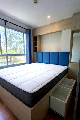Condos for rent : 1Bed | 1Bath | BTS Bearing | 23sqm | THB 8,000/mo | Fl.3 — Lumpini Ville Sukhumvit 77-2 Bangkok