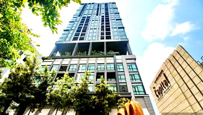 คอนโดให้เช่า : 1 ห้องนอน | 1 ห้องน้ำ | MRT Phetchaburi | 31 ตร.ม. | 17,000 บาท/เดือน | ชั้น 21 — The Capital Ekamai - Thonglor กรุงเทพฯ