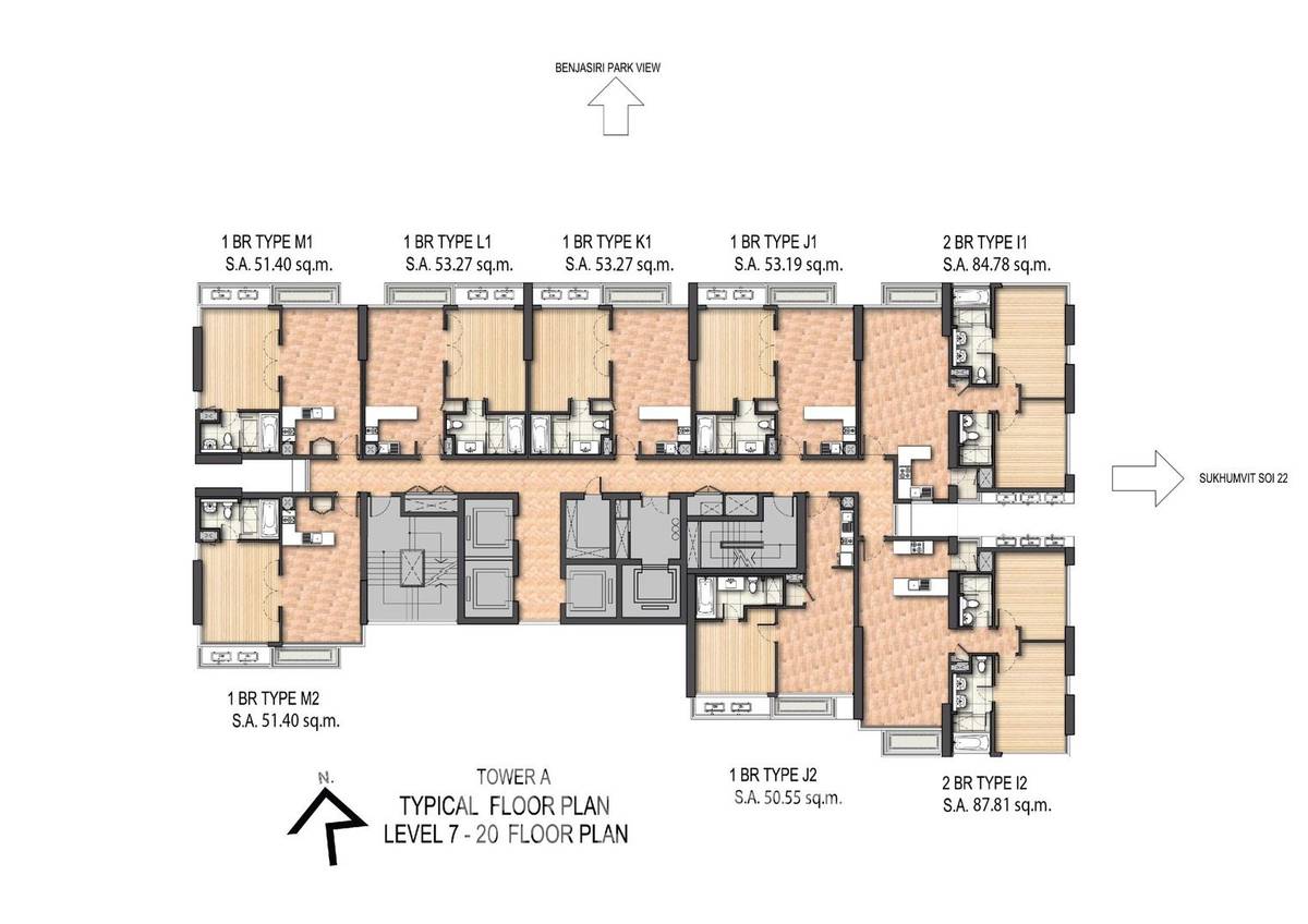 รูป คอนโดเลี้ยงสัตว์ได้ 1 ห้องนอน ชั้น 21 Aguston Sukhumvit 22 ใกล้ MRT ศูนย์การประชุมแห่งชาติสิริกิติ์ (ID 3050987) - รูปที่ 3/10