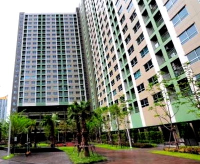 Condos for rent : 1Bed | 1Bath | MRT Phra Ram 9 | 30sqm | THB 14,000/mo | Fl.8 — Lumpini Park Rama 9 - Ratchada Bangkok