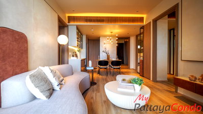 Condos for sale : 🛏️ 2 Bed - 🛁 2 Bath - 🏙️ Sea View - 🌏 FOREIGN name - 🏢 Arom Jomtien Pattaya - Ref: AROJ12