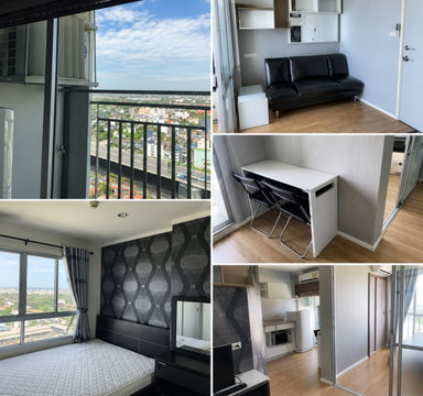 1 ห้องนอน | 1 ห้องน้ำ | BTS Udom Suk | 26 ตร.ม. | 7,000 บาท/เดือน | ชั้น 27 — Lumpini Mega City กรุงเทพฯ