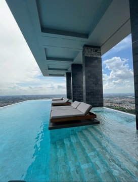 1 ห้องนอน | 1 ห้องน้ำ | MRT Phra Nang Klao Bridge | 25 ตร.ม. | 10,000 บาท/เดือน | ชั้น 9 — The Politan Aqua กรุงเทพฯ