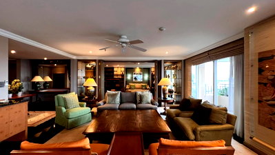Condos for rent : 2Bed | 3Bath | BTS Asok | 236sqm | THB 100,000/mo | Fl.23 — Sathorn Park Place Bangkok