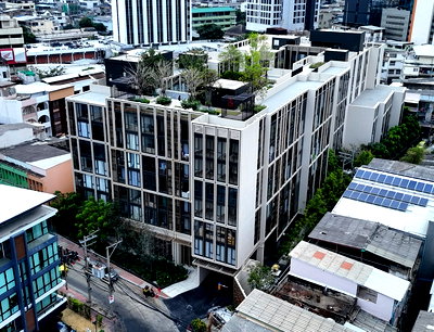 คอนโดให้เช่า : 1 ห้องนอน | 1 ห้องน้ำ | BTS Sala Daeng | 27 ตร.ม. | 23,000 บาท/เดือน | ชั้น 4 — The Nest Chula-Samyan กรุงเทพฯ