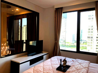 คอนโดให้เช่า : 1 ห้องนอน | 2 ห้องน้ำ | MRT Phetchaburi | 86 ตร.ม. | 48,000 บาท/เดือน | ชั้น 25 — Villa Asoke กรุงเทพฯ