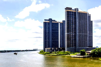 Condos for rent : 1Bed | 1Bath | MRT Phra Nang Klao Bridge | 30sqm | THB 10,000/mo | Fl.12 — The Politan Aqua Bangkok