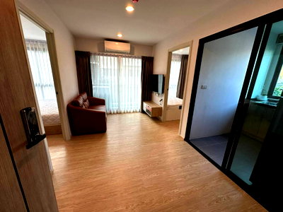 คอนโดให้เช่า : 2 ห้องนอน | 1 ห้องน้ำ | MRT Huai Khwang | 41 ตร.ม. | 22,000 บาท/เดือน | ชั้น 3 — The Excel Ratchada 18 กรุงเทพฯ